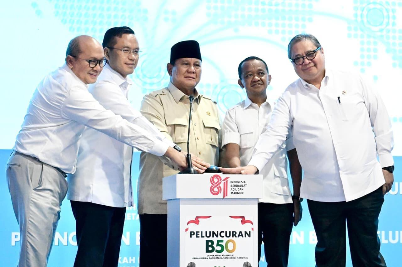 Prabowo Luncurkan Biodiesel B50, Tegaskan Komitmen Perkuat Kemandirian Energi