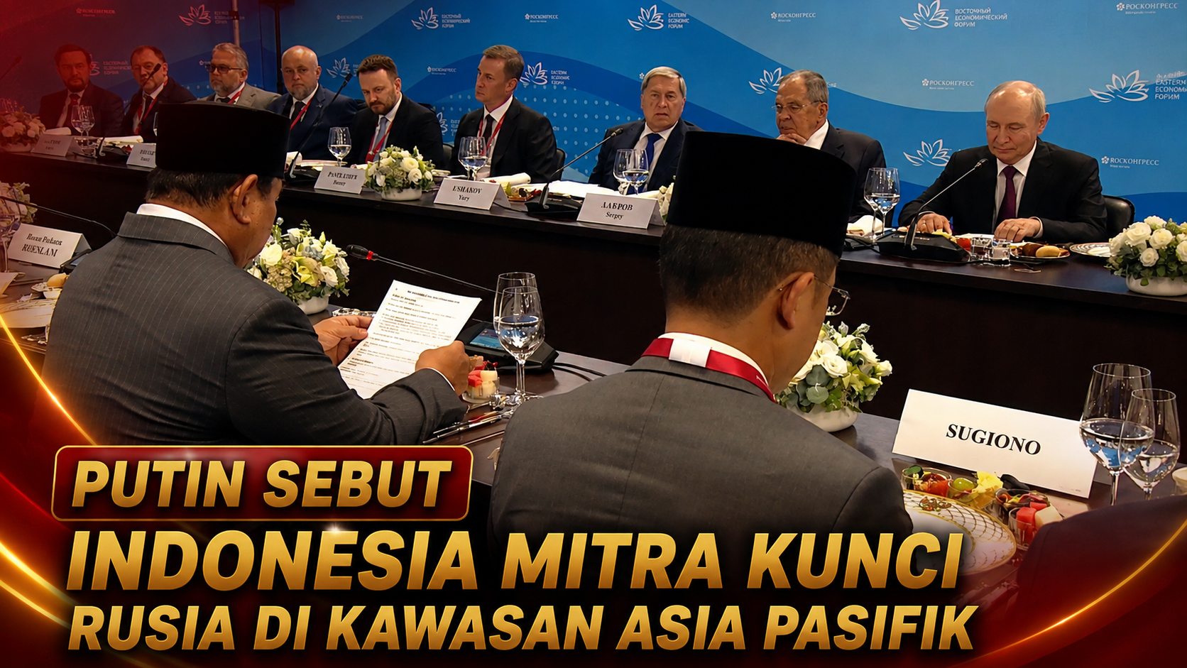 Putin sebut Indonesia mitra kunci Rusia di kawasan Asia Pasifik