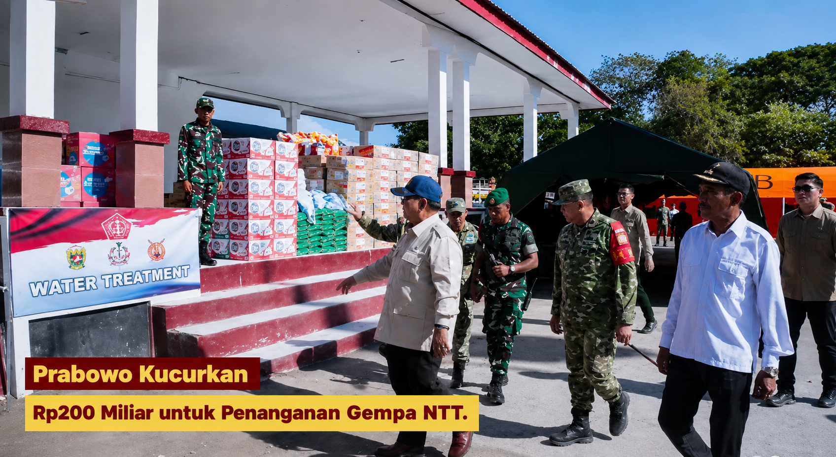Prabowo Kucurkan Rp200 Miliar untuk Penanganan Gempa NTT