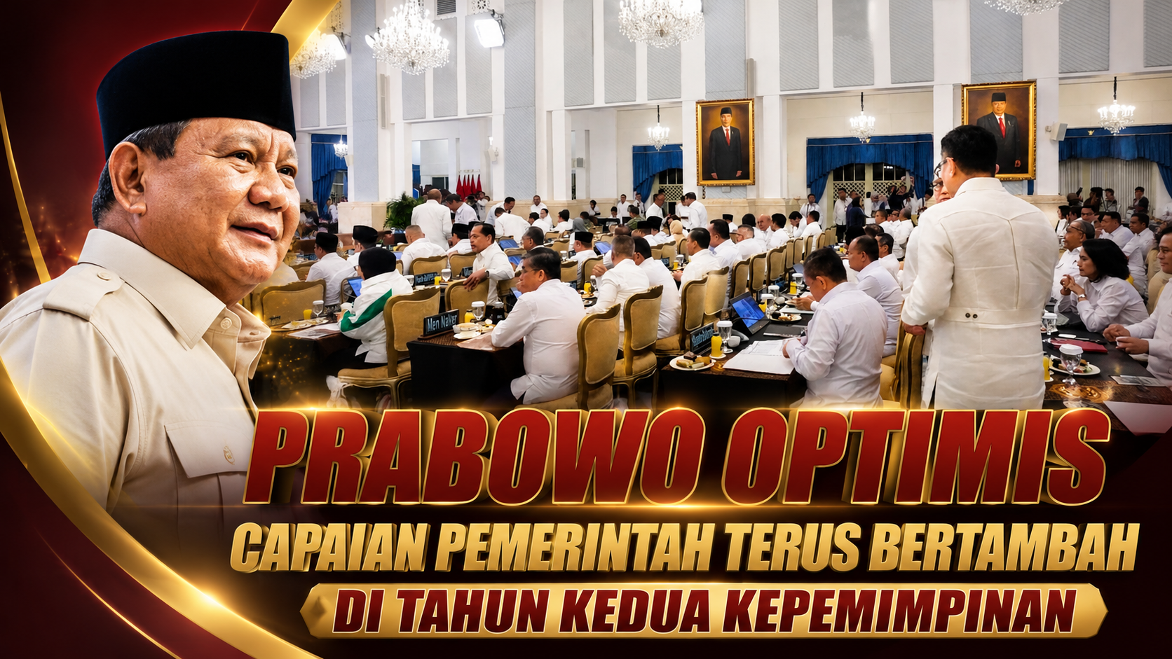 Prabowo Optimistis Capaian Pemerintah Terus Bertambah di Tahun Kedua Kepemimpinan