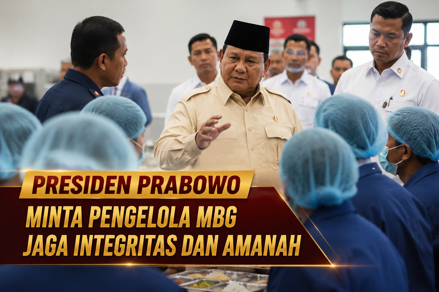Presiden Prabowo Minta Pengelola MBG Jaga Integritas dan Amanah